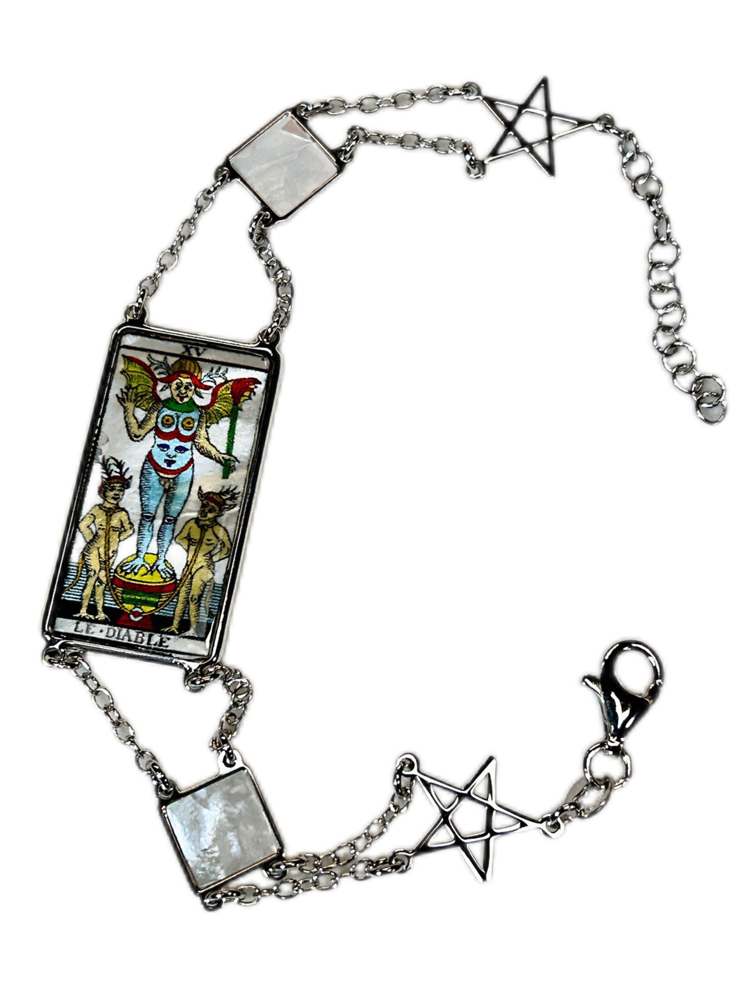 BRACCIALE TAROCCHI DI MARSIGLIA DI LUSSO IN MADREPERLA NATURALE