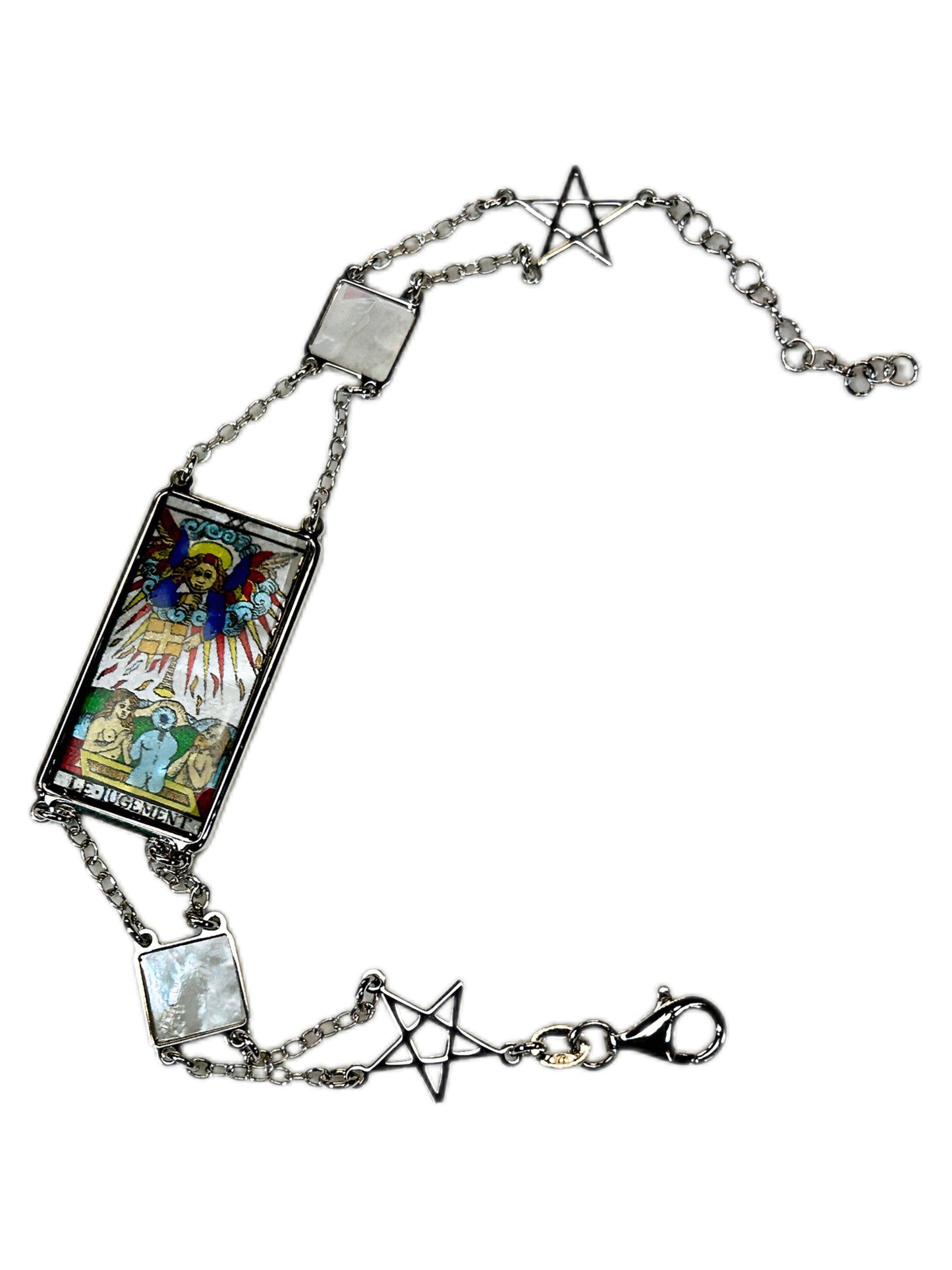BRACCIALE TAROCCHI DI MARSIGLIA DI LUSSO IN MADREPERLA NATURALE