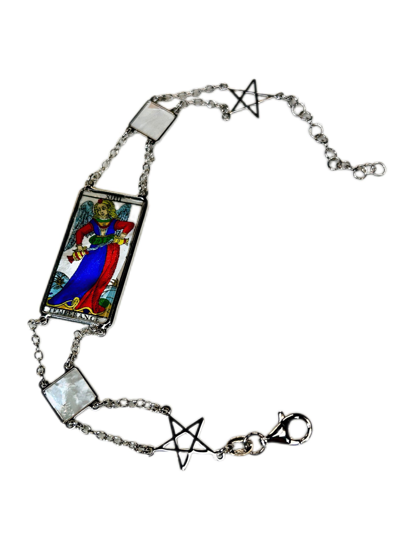 BRACCIALE TAROCCHI DI MARSIGLIA DI LUSSO IN MADREPERLA NATURALE