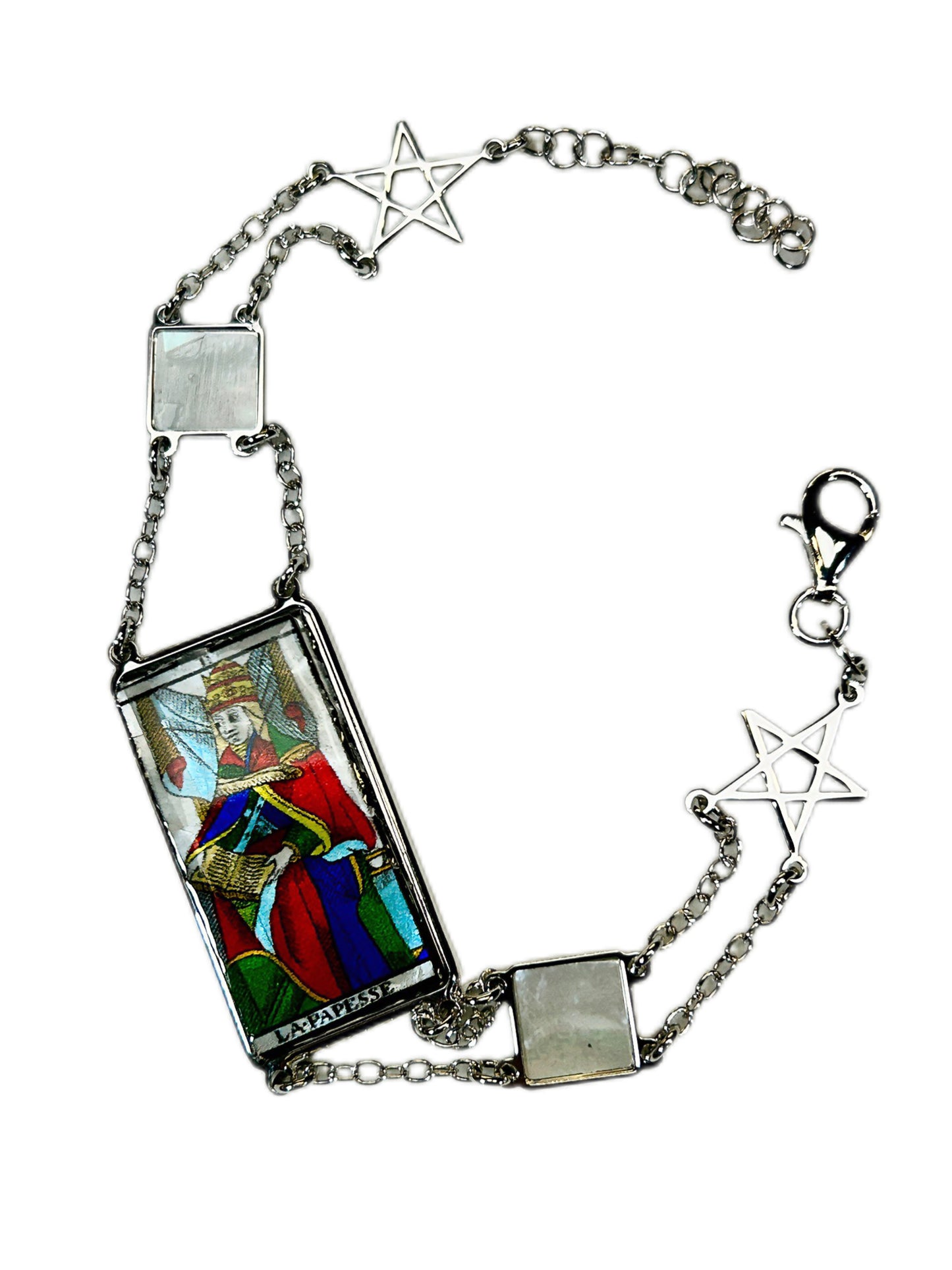 BRACCIALE TAROCCHI DI MARSIGLIA DI LUSSO IN MADREPERLA NATURALE