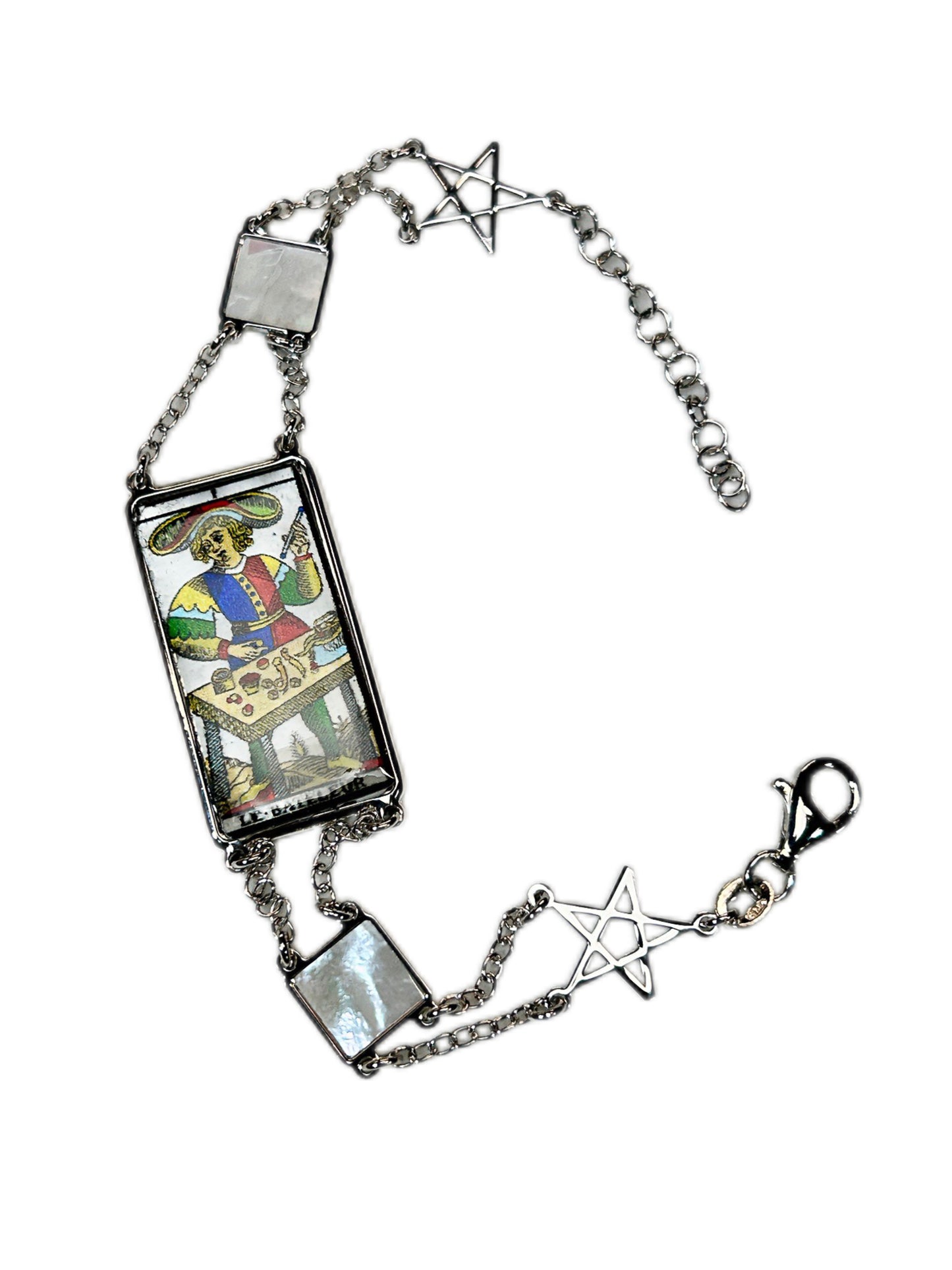 BRACCIALE TAROCCHI DI MARSIGLIA DI LUSSO IN MADREPERLA NATURALE