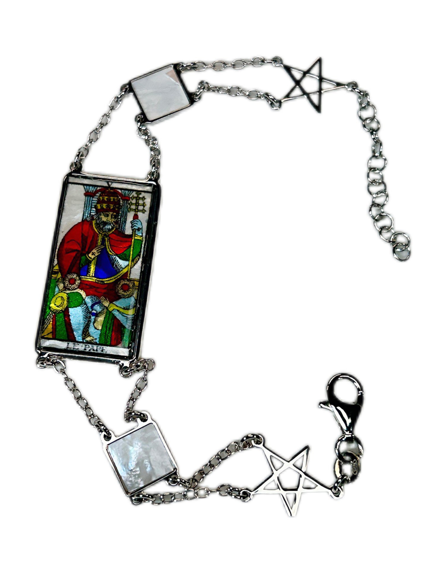 BRACCIALE TAROCCHI DI MARSIGLIA DI LUSSO IN MADREPERLA NATURALE