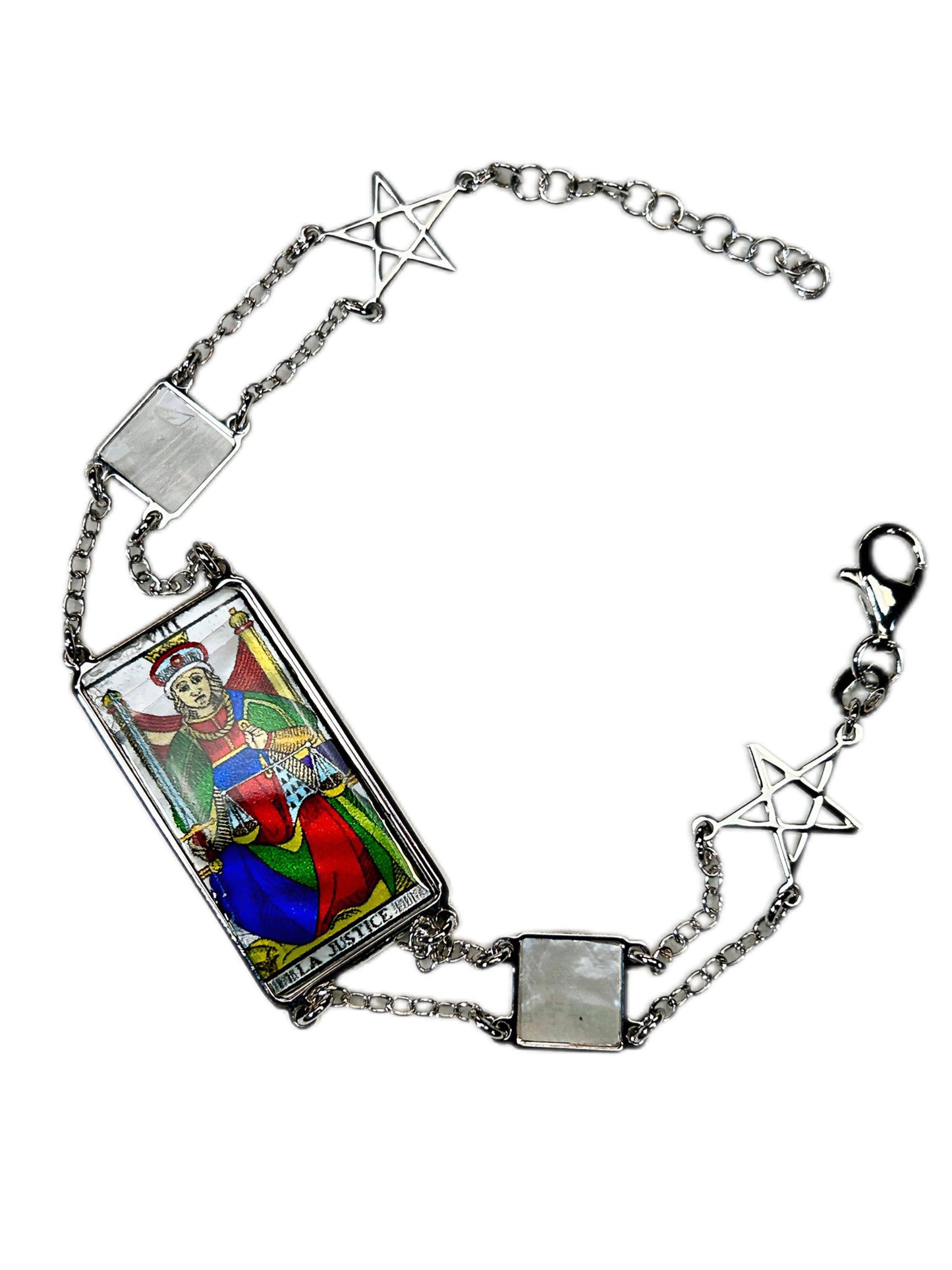 BRACCIALE TAROCCHI DI MARSIGLIA DI LUSSO IN MADREPERLA NATURALE