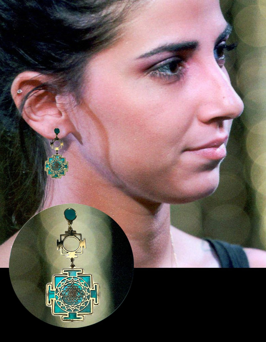 spiritual earrings magic life