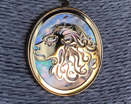 Zodiac signs, astrological zodiac signs in 925 anti allergic silver or 24k gold, natural mother of pearl background